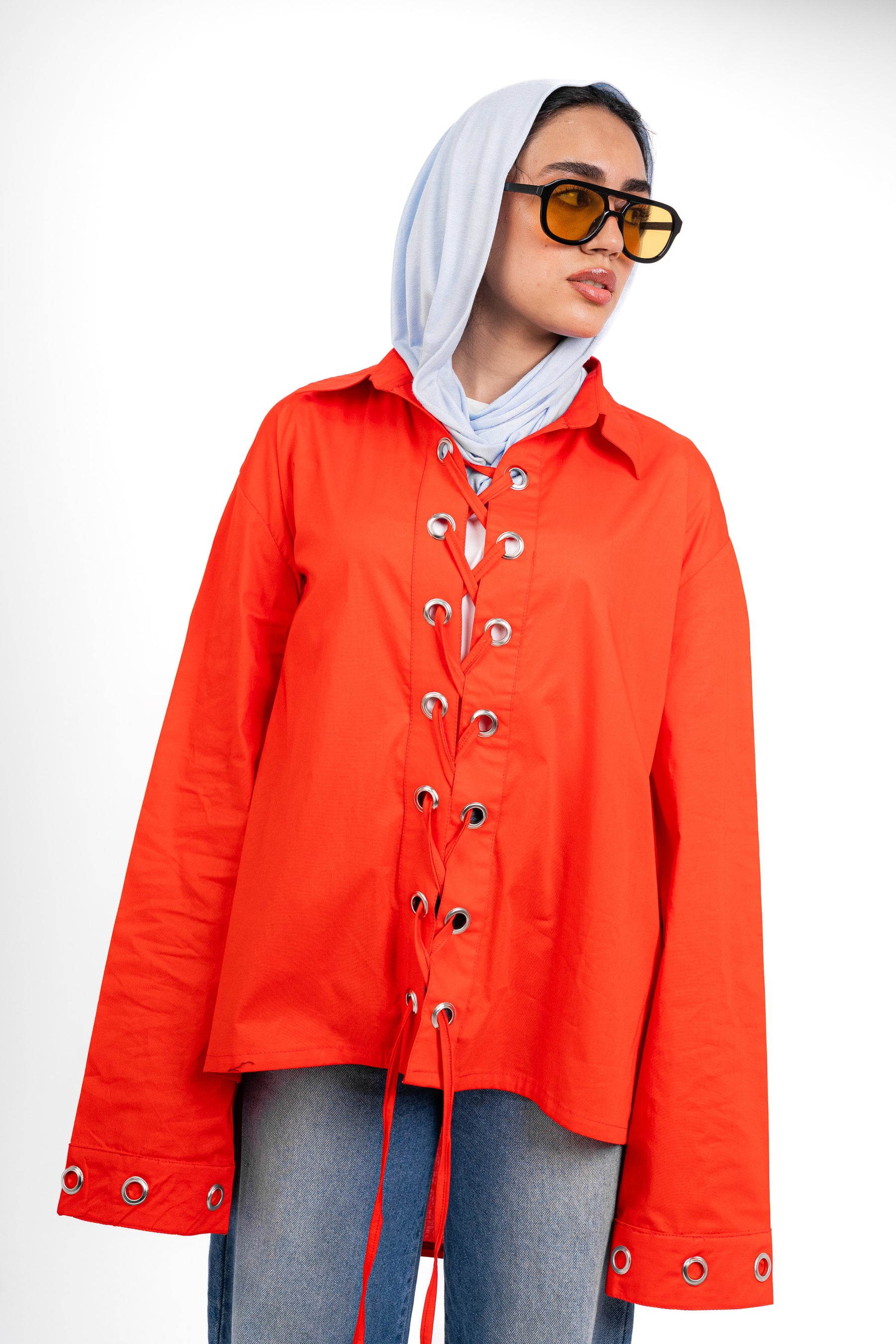 rouge shirt