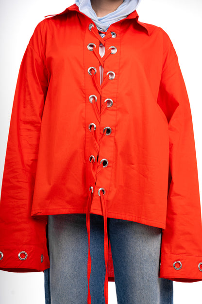 rouge shirt
